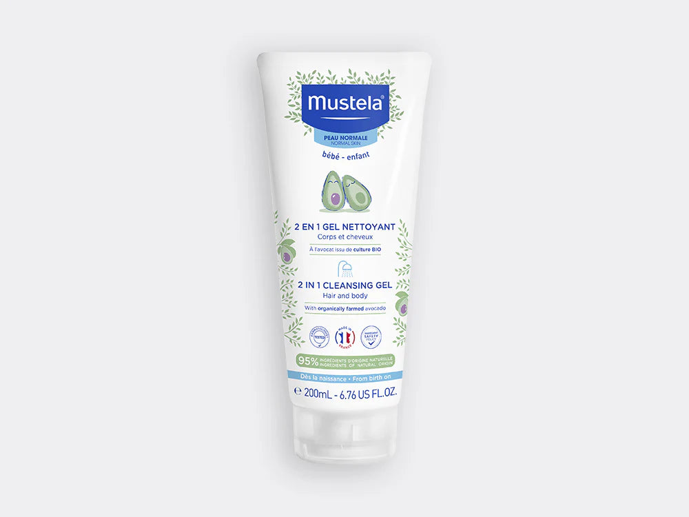 Gel Nettoyant 2 en 1 Bébé à l'avocat BIO