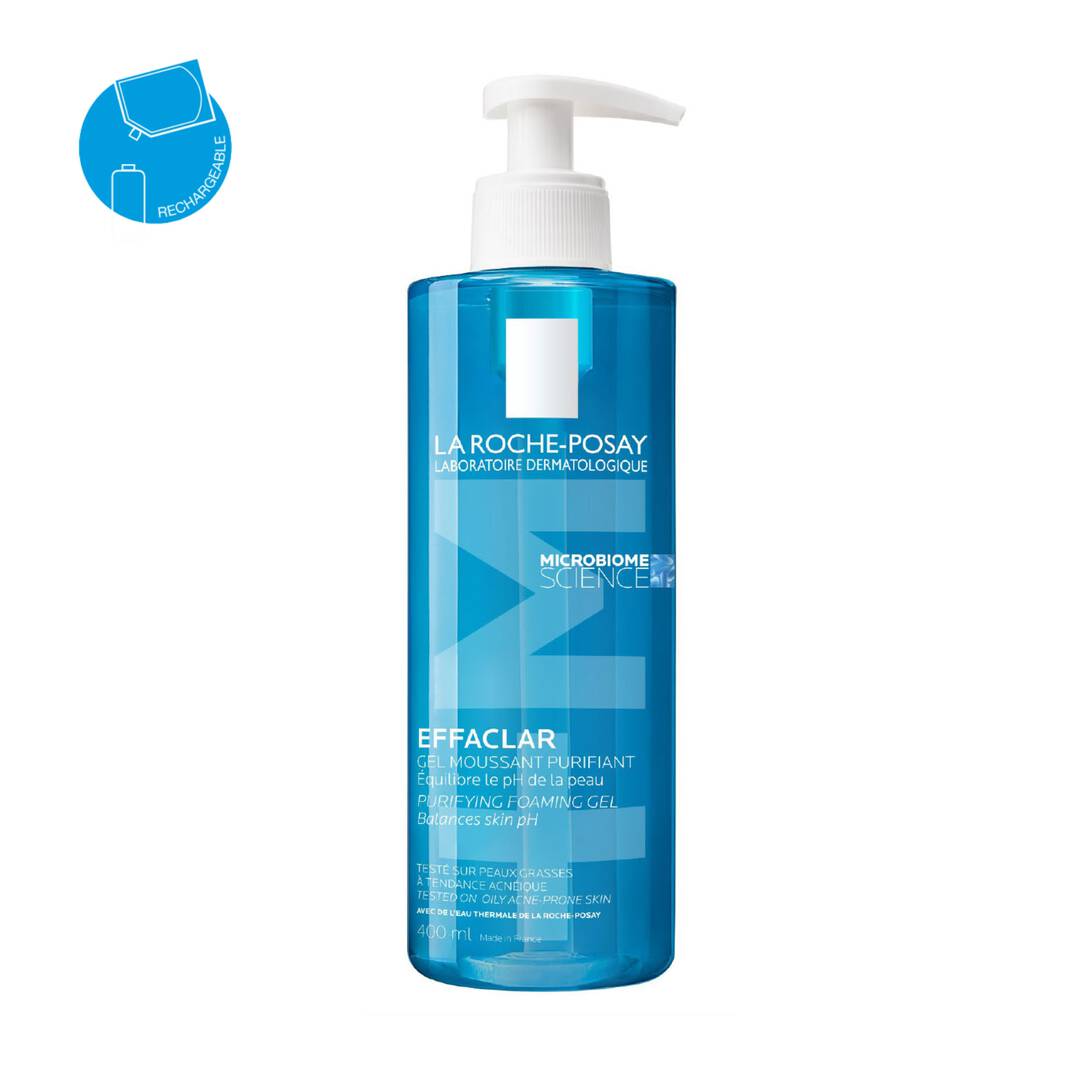EFFACLAR GEL MOUSSANT PURIFIANT NETTOYANT PEAU GRASSE 400ML