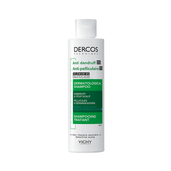 DERCOS SHAMPOOING ANTI-PELLICULAIRE DS - CHEVEUX NORMAUX À GRAS
