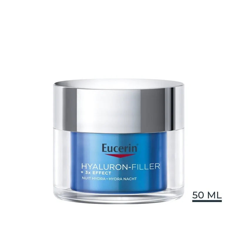 Hyaluron-Filler +3x Effect Gel-Crème Soin De Nuit Booster D’hydratation
