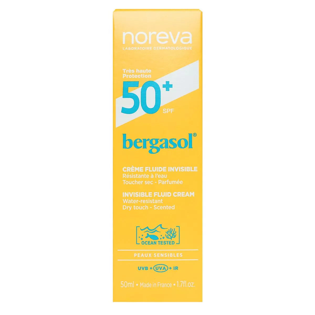 Bergasol SPF 50+ Crème Fluide Invisible - peaux sensibles