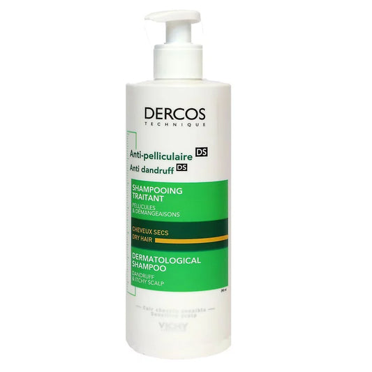 DERCOS SHAMPOOING ANTI-PELLICULAIRE DS - CHEVEUX SECS 390 ml