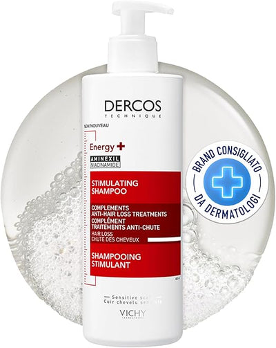 DERCOS SHAMPOOING ÉNERGISANT ANTI-CHUTE 390 ml