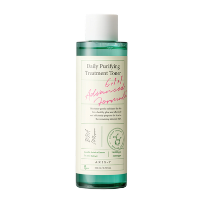 Daily Purifying Treatment Toner BHA 500ppm, Centella Asiatica + Tea Tree Extract