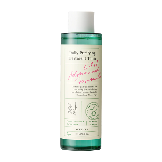 Daily Purifying Treatment Toner BHA 500ppm, Centella Asiatica + Tea Tree Extract
