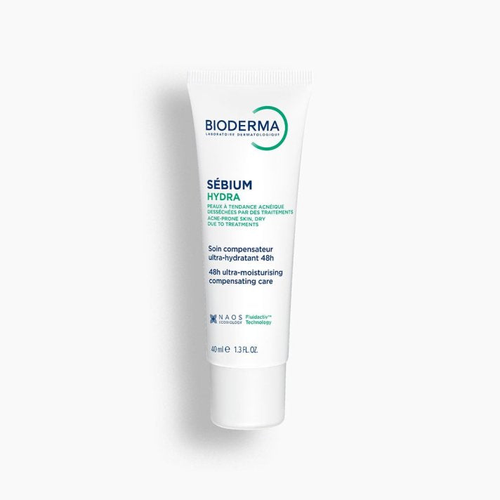 Sébium Hydra ,48h ultra-moisturising compensating care, acne-prone skin dry due to treatments