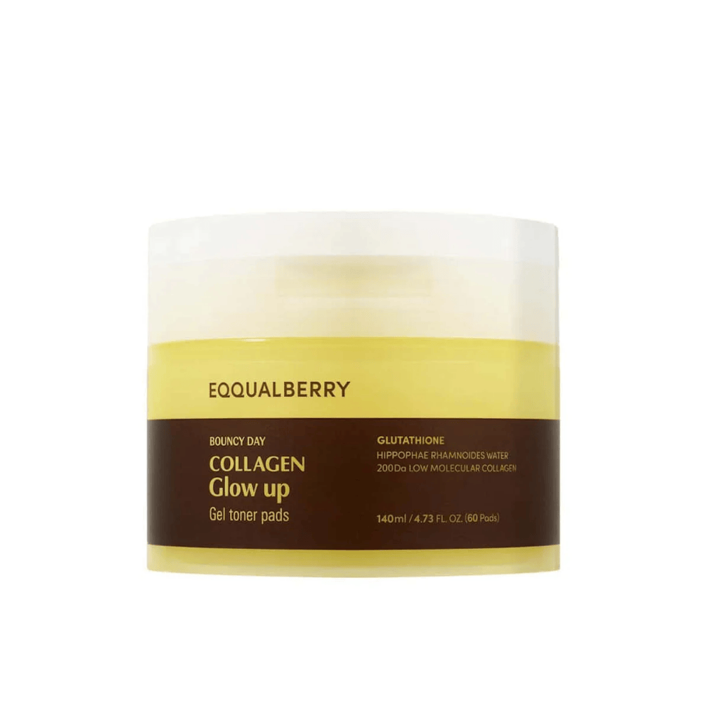 Bouncy Day Collagen Glow Up Gel Toner Pads