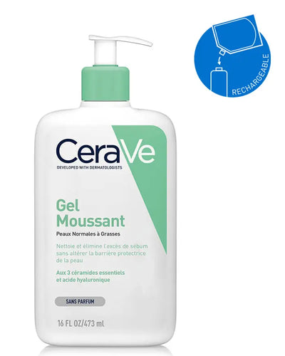 gel moussant peaux normales a grasses 437 ml