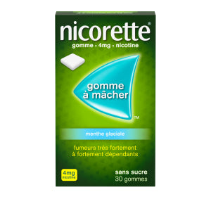 Gomme à Mâcher - 4 mg Nicotine (Menthe Glaciale)
