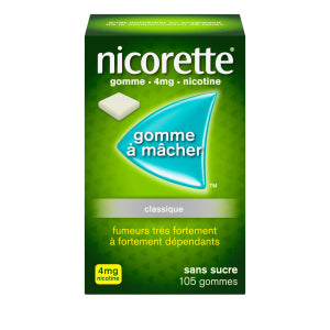 Gomme à Mâcher - 4 mg Nicotine (Classique)
